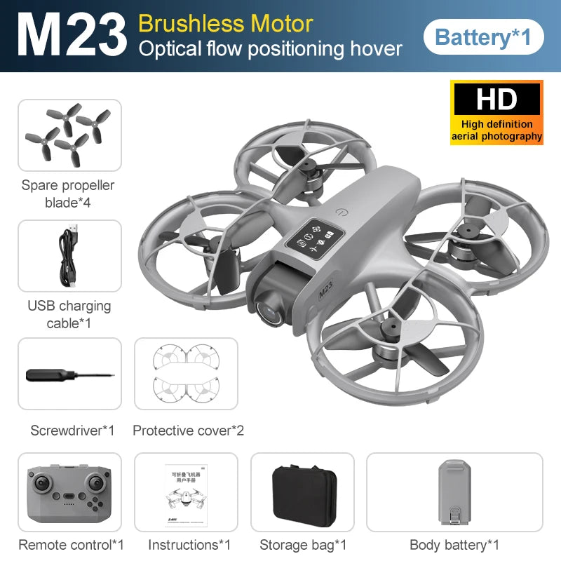 New type of drone, aerial photography without screen control, dual-camera optical flow, intelligent positioning
