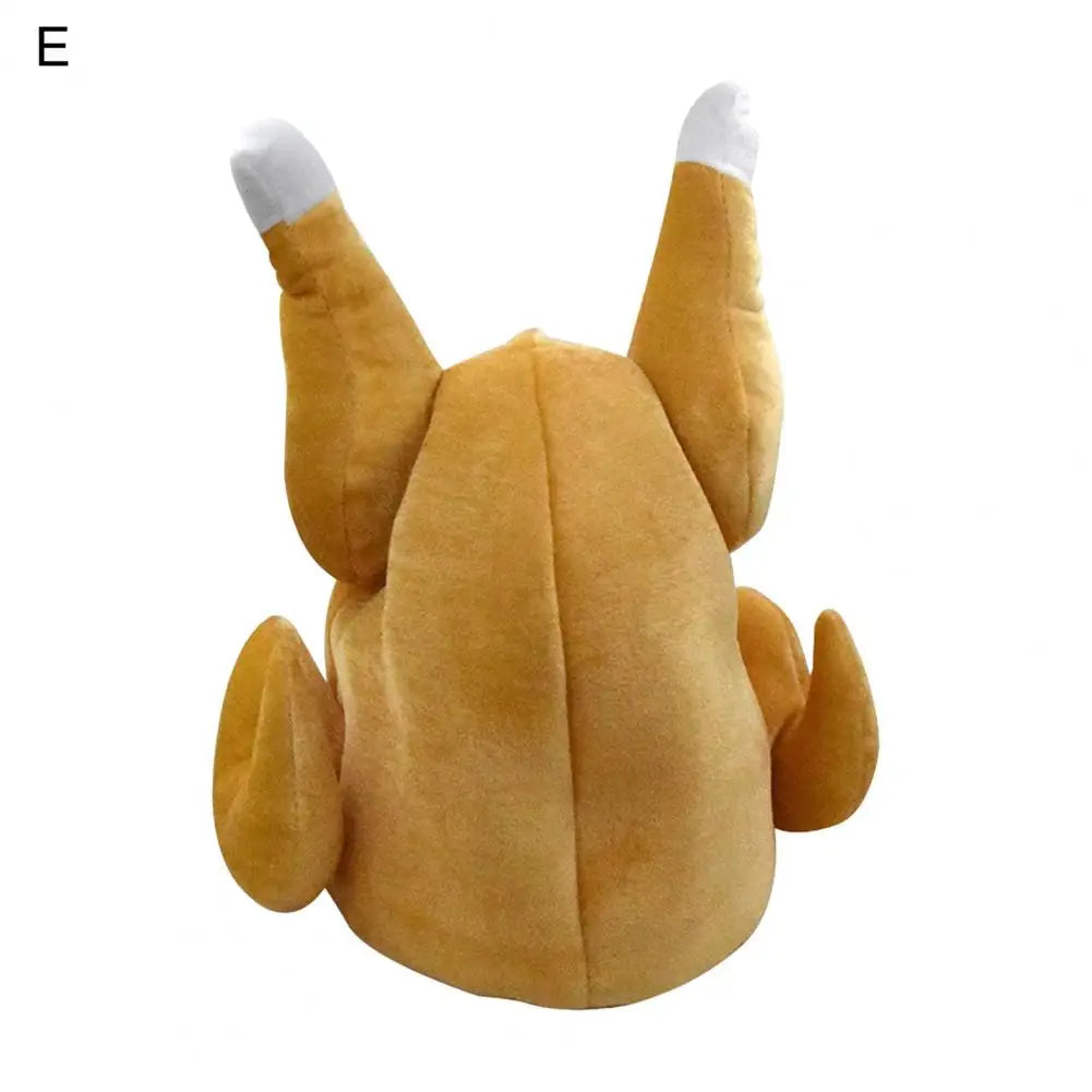 Turkey Themed Hat Turkey Hat Headband Set for Thanksgiving New Year Party Plush Costume Accessories for Girls Hen Eye Chicken