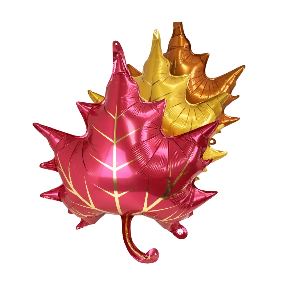 Thanksgiving  Fall Harvest Party Maple Leaf Pumpkin Squirrel Acorn Foil Balloon Kids Thanksgiving Party Decor Supplies Gifts