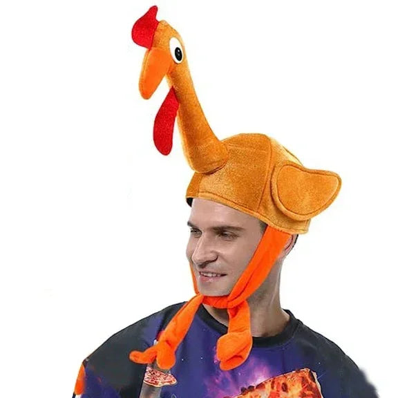 Turkey Hat Chicken Leg Hat Mardi Gras Thanksgiving Decoration Adult Party Funny Funny Party Favors Adjusting Atmosphere