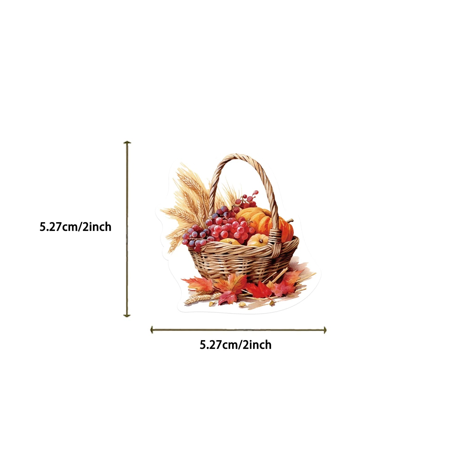 50Pcs Cartoon Thanksgiving Day Sticker Funny Pumpkin Turkey Autumn Maple Leaf Graffiti Decals DIY Laptop Luggage Skateboard