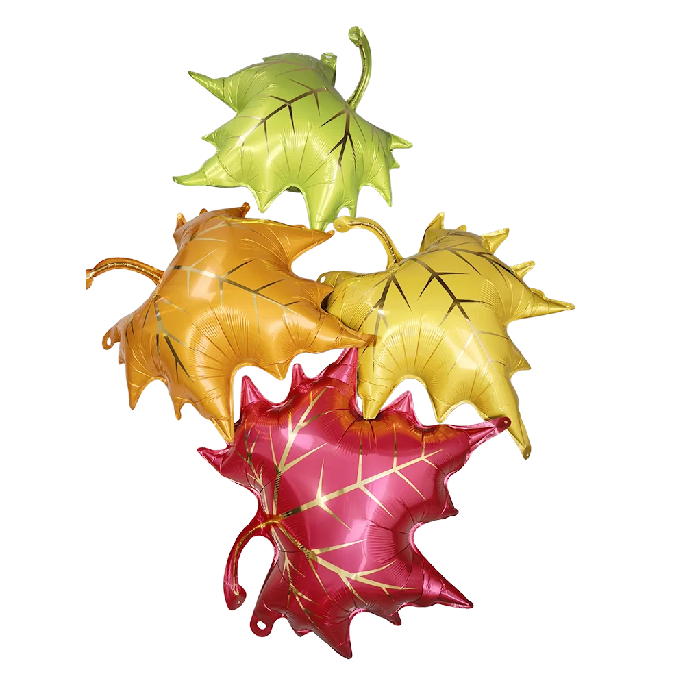 Thanksgiving  Fall Harvest Party Maple Leaf Pumpkin Squirrel Acorn Foil Balloon Kids Thanksgiving Party Decor Supplies Gifts