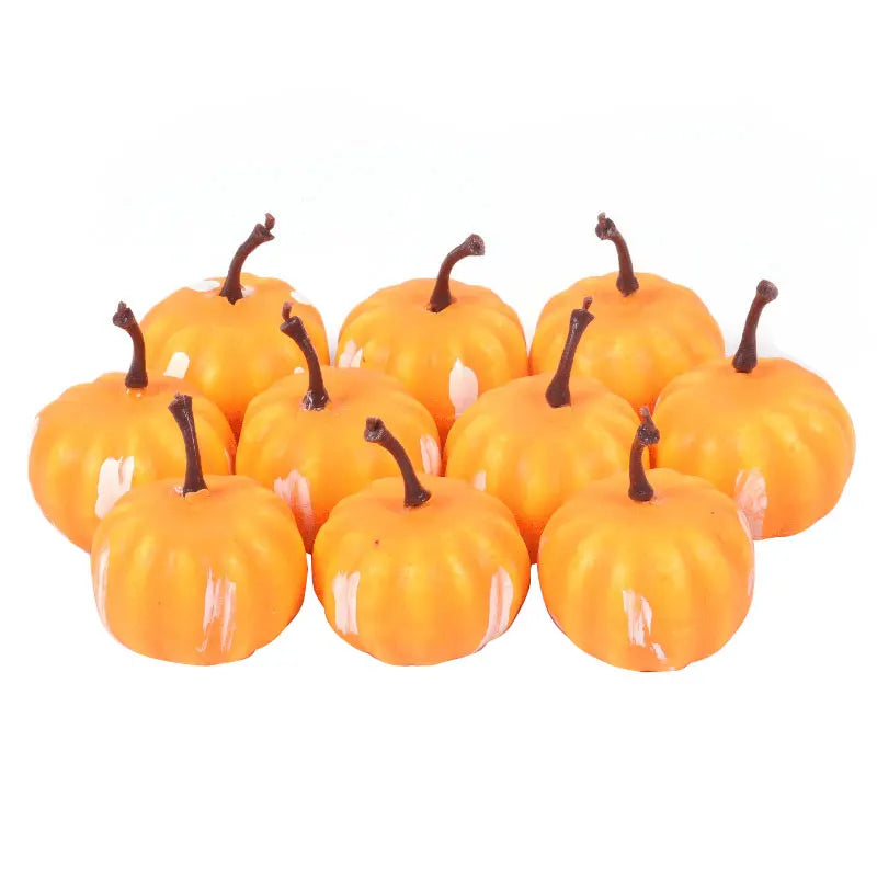 Artificial Pumpkin Happy Halloween Decoration Garden Table Decor Home Autumn Harvest Thanksgiving Props DIY Crafts