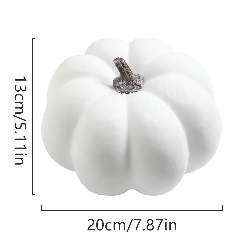1Pcs Artificial Pumpkin Vegetable for Thanksgiving Halloween Decorations Autumn Garden Home Decor Dining Table Center Ornament