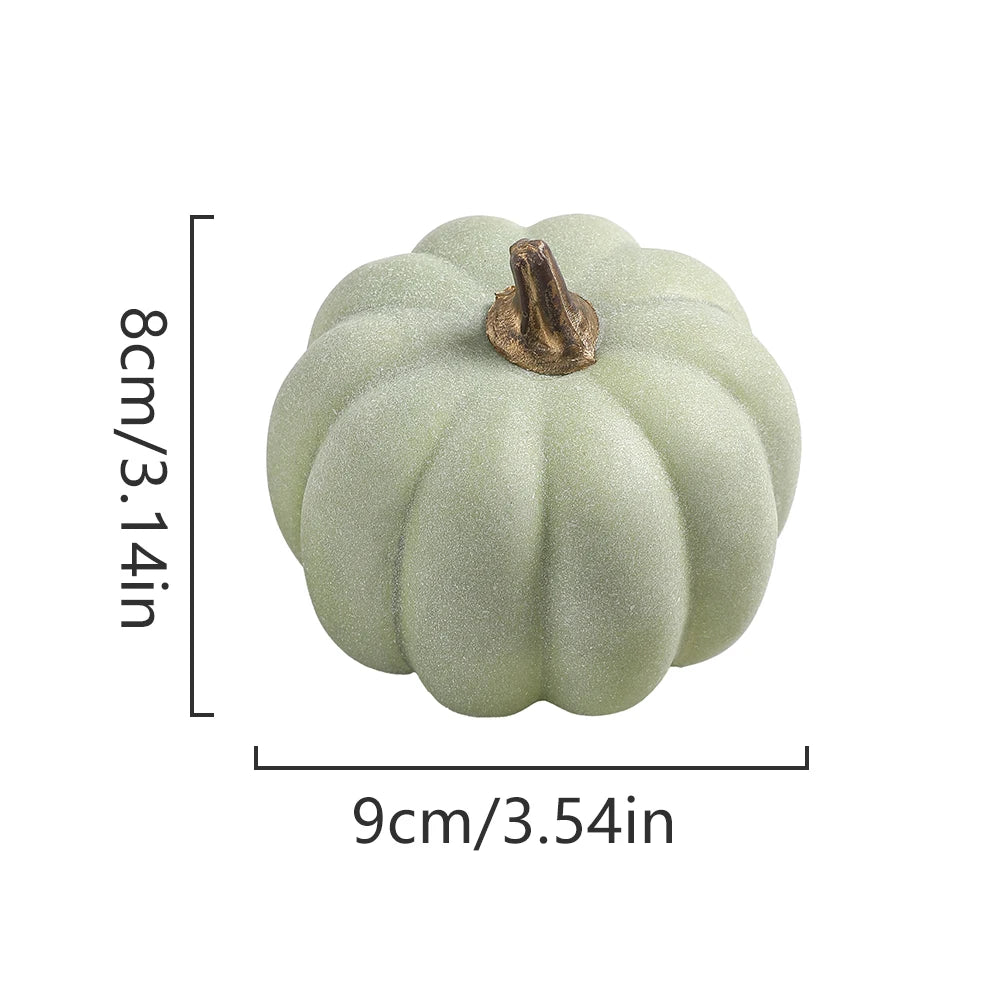 1Pcs Artificial Pumpkin Vegetable for Thanksgiving Halloween Decorations Autumn Garden Home Decor Dining Table Center Ornament