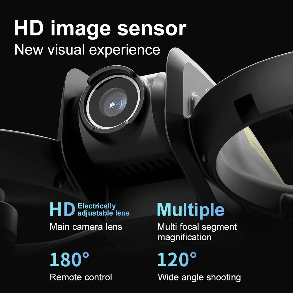 New type of drone, aerial photography without screen control, dual-camera optical flow, intelligent positioning