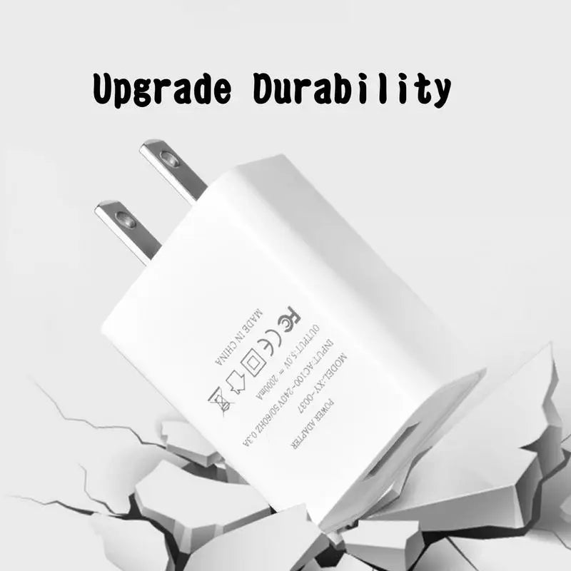 EU US Plug Charging Block 5V 2A USB Power Adapter Portable Lightweight Smartphone Power Adapters For Mobile Phone Audio