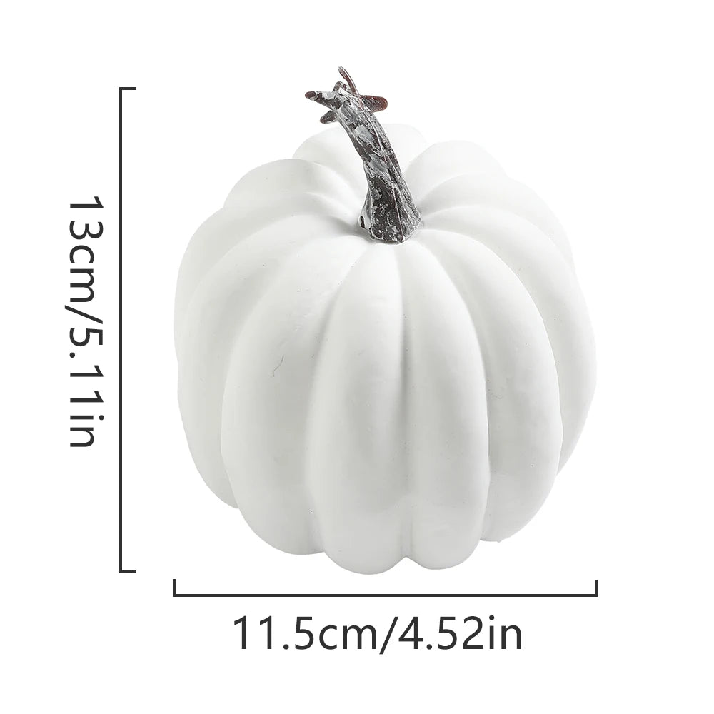 1Pcs Artificial Pumpkin Vegetable for Thanksgiving Halloween Decorations Autumn Garden Home Decor Dining Table Center Ornament