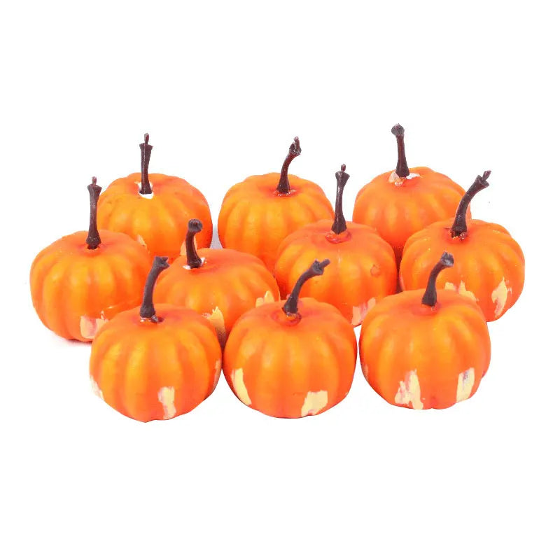 Artificial Pumpkin Happy Halloween Decoration Garden Table Decor Home Autumn Harvest Thanksgiving Props DIY Crafts